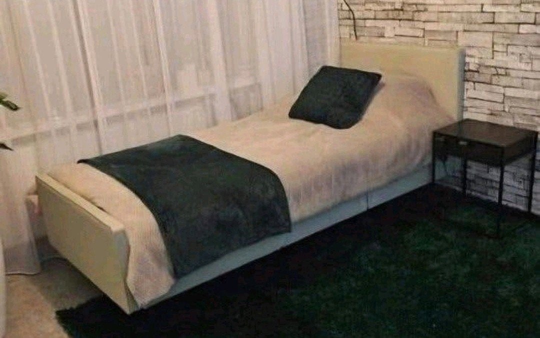Gratis elektrische boxspring 90x200 cm, Ophalen, 90 cm, Eenpersoons, 200 cm