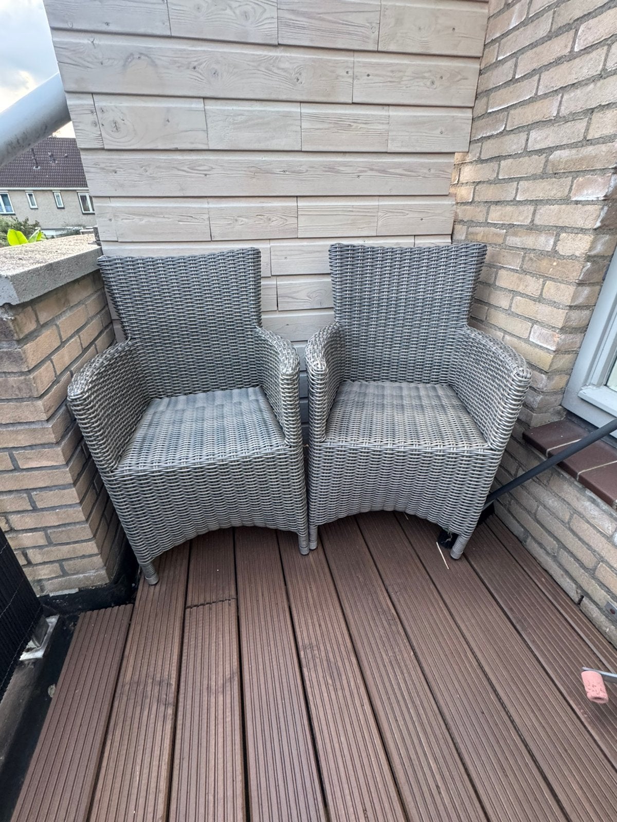 Tuinstoelen in goede staat 2 stuks, Ophalen, Zo goed als nieuw