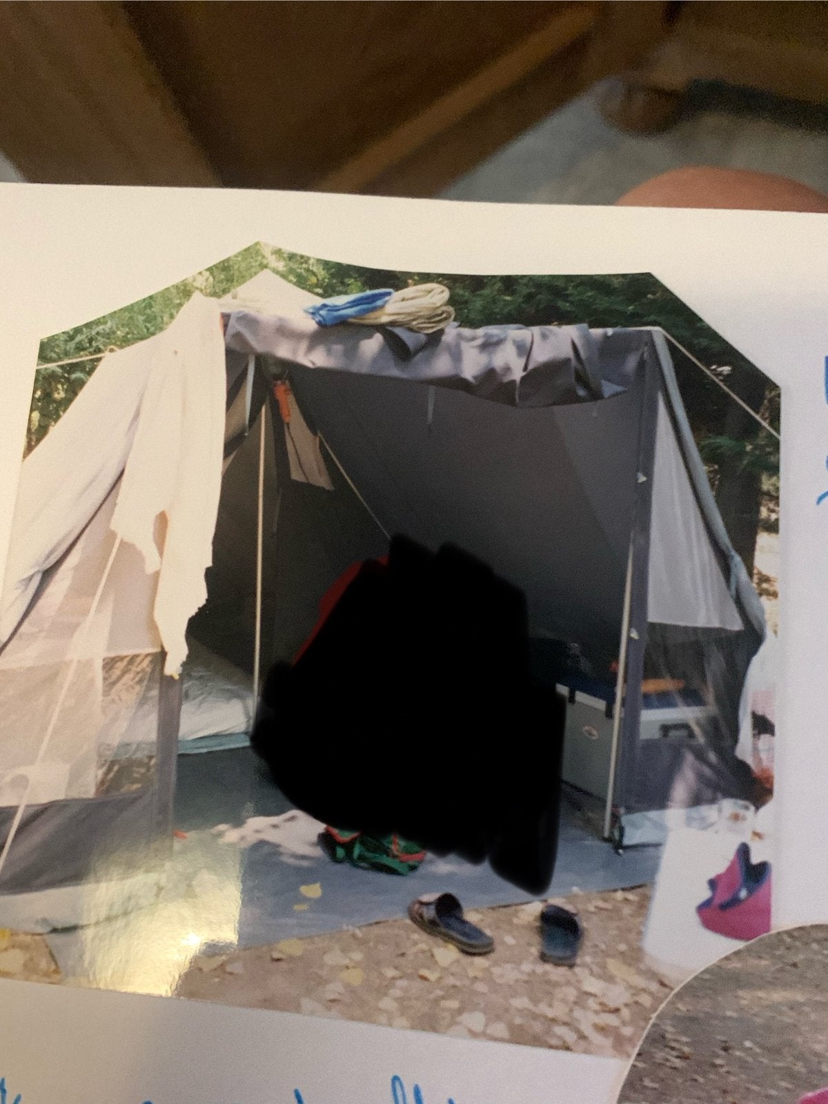 Tent voor 2 personen, Caravans en Kamperen, Ophalen, Gebruikt