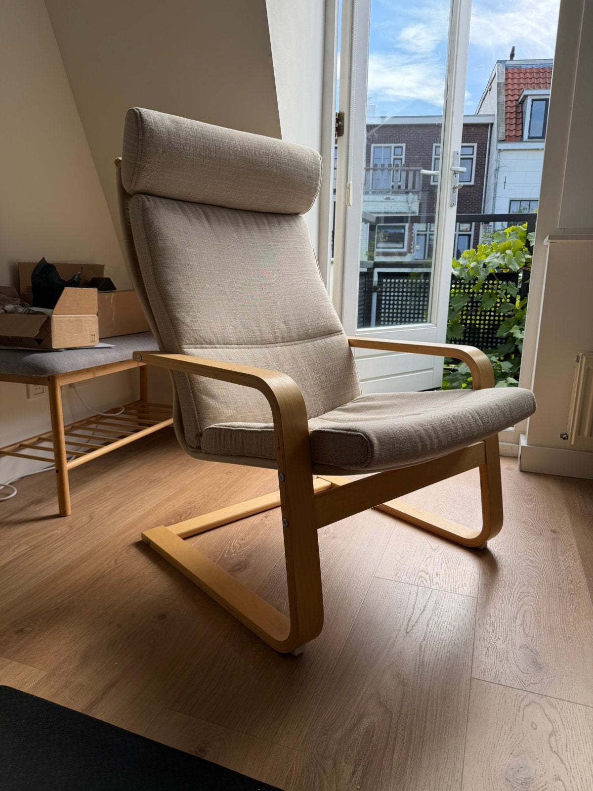Arm chair, Ophalen of Verzenden, Zo goed als nieuw, 75 tot 100 cm