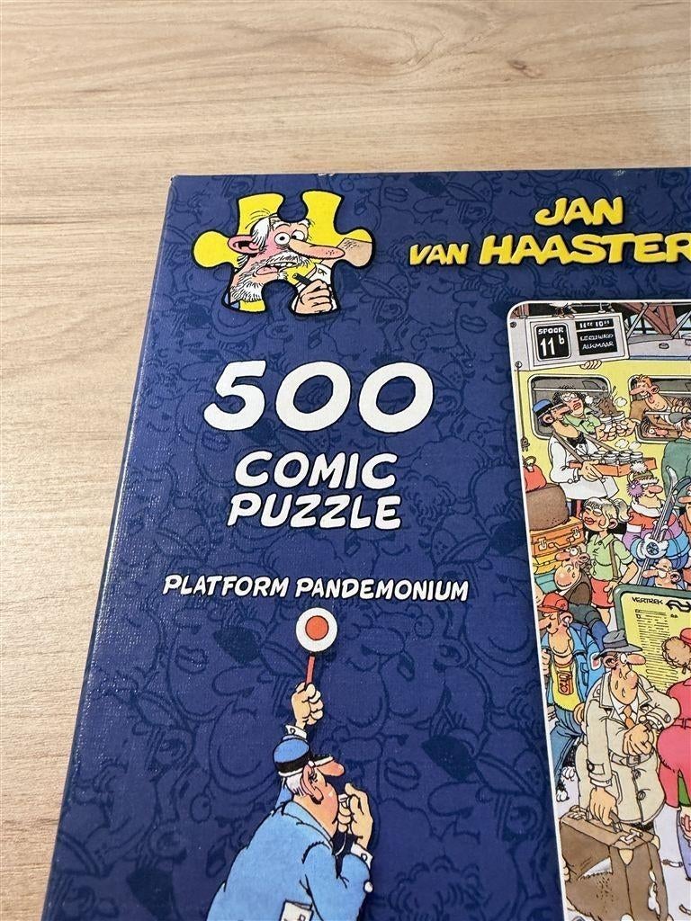 Jan van Haasteren - platform pandemonium - 500 stuks - s6318, Ophalen of Verzenden, 500 t/m 1500 stukjes, Zo goed als nieuw