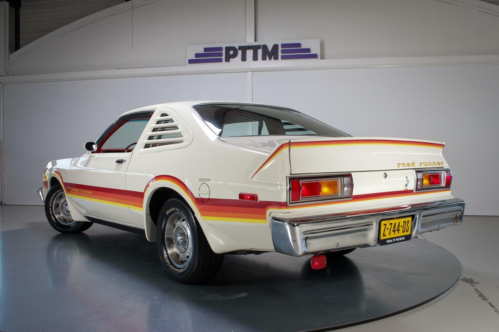 1978 Plymouth Road Runner, Auto's, Oldtimers, Achterwielaandrijving, Wit, Leder, 155 pk