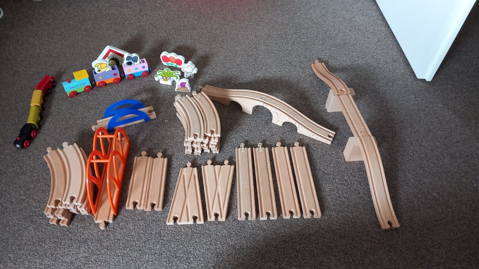 Houten treinspoor, Ophalen of Verzenden, Gebruikt