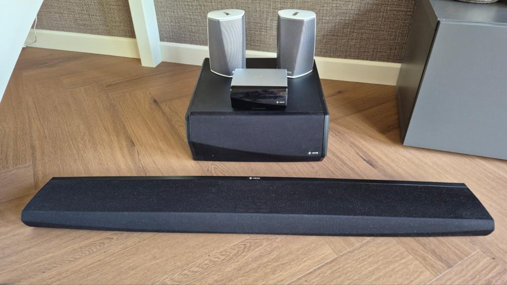 Denon HEOS Home Cinema & Muziekstreaming Set, Audio, Tv en Foto, Home Cinema-sets, Soundbar, Zo goed als nieuw, Overige spelers