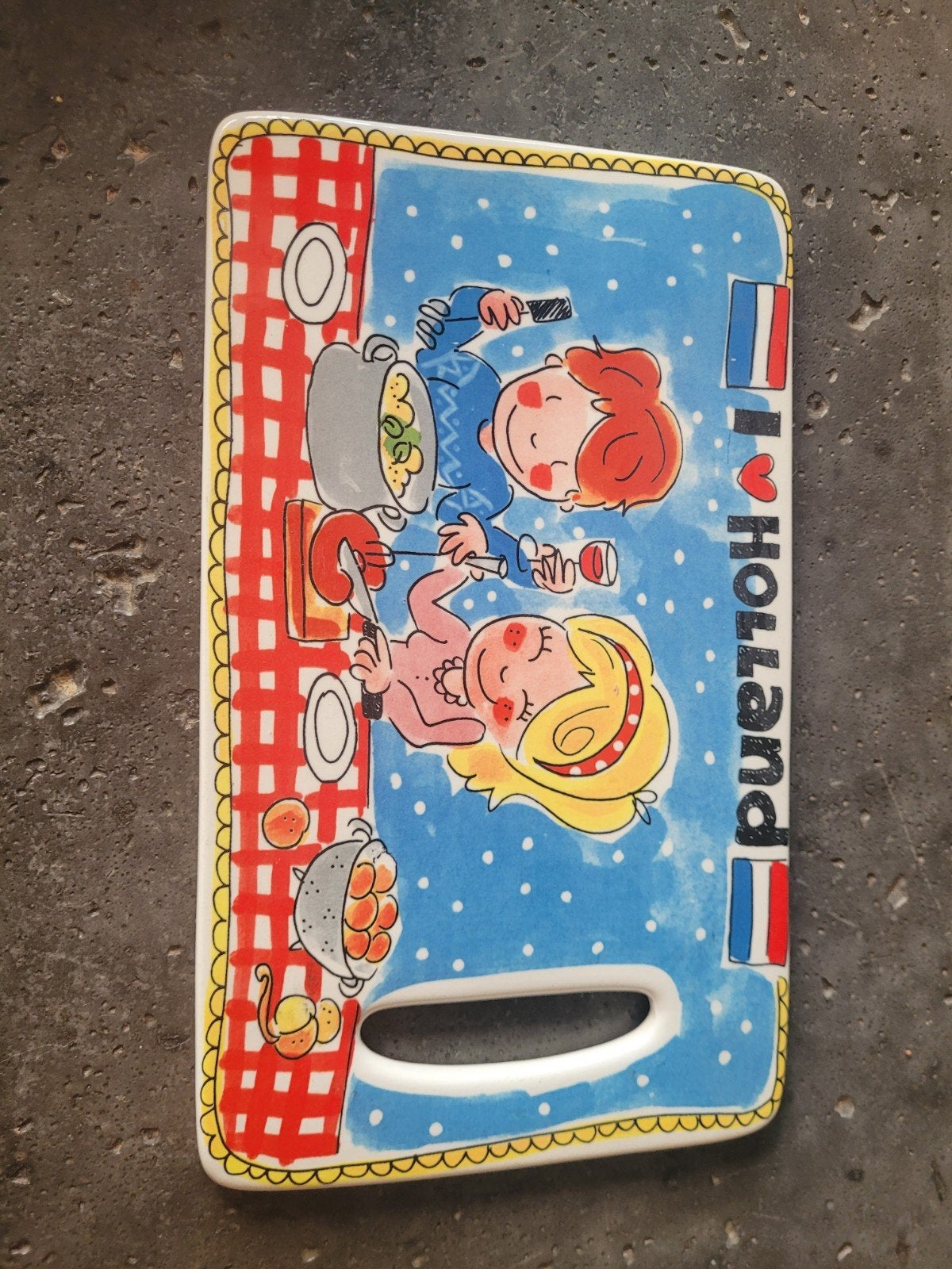 'I Love Holland' - Blond Amsterdam, Ophalen, Zo goed als nieuw, Steen/keramiek, Meerkleurig