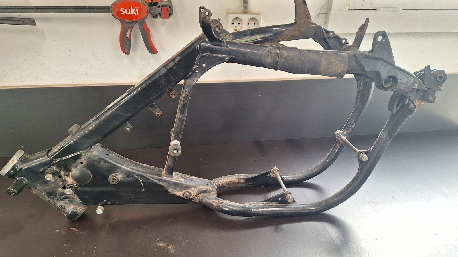 KTM EXC 525 frame met origineel kenteken, Ophalen