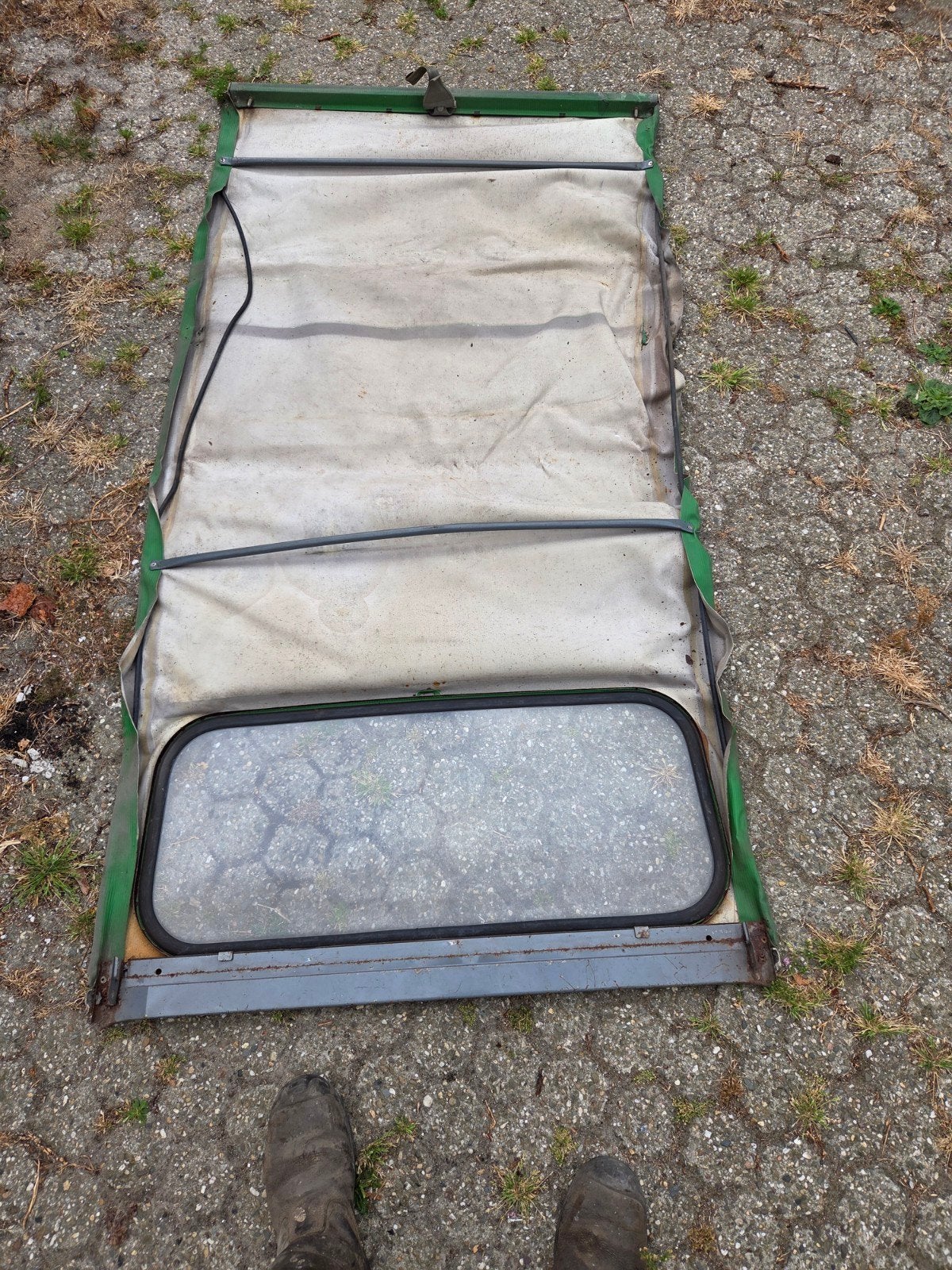 Citroën 2CV Eend Softtop Dak - Groen, Gebruikt, Ophalen of Verzenden, Gebruikt, Citroën