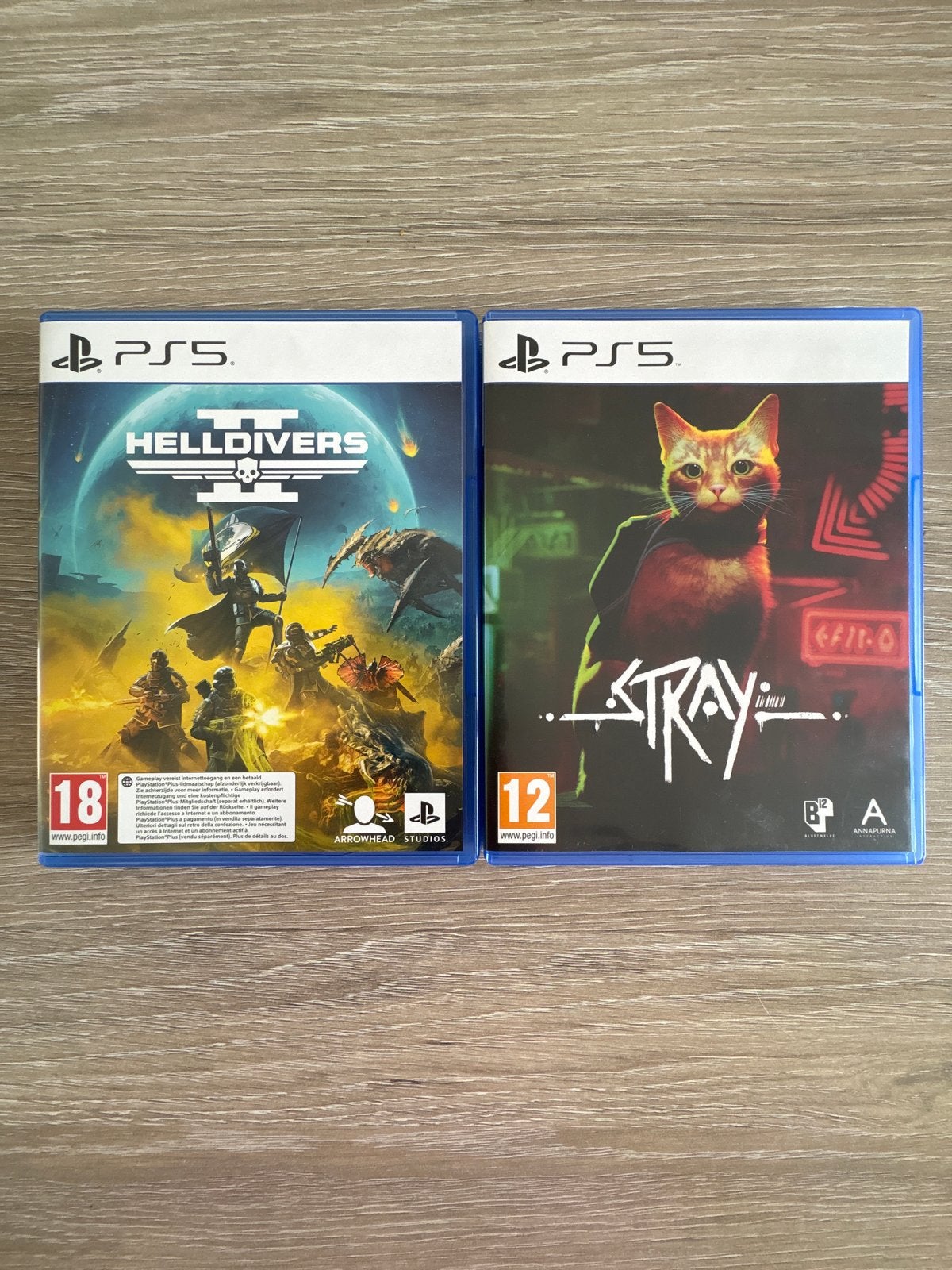 PS5 Games: Helldivers 2 & Stray, Ophalen, Online, Vanaf 18 jaar, Shooter
