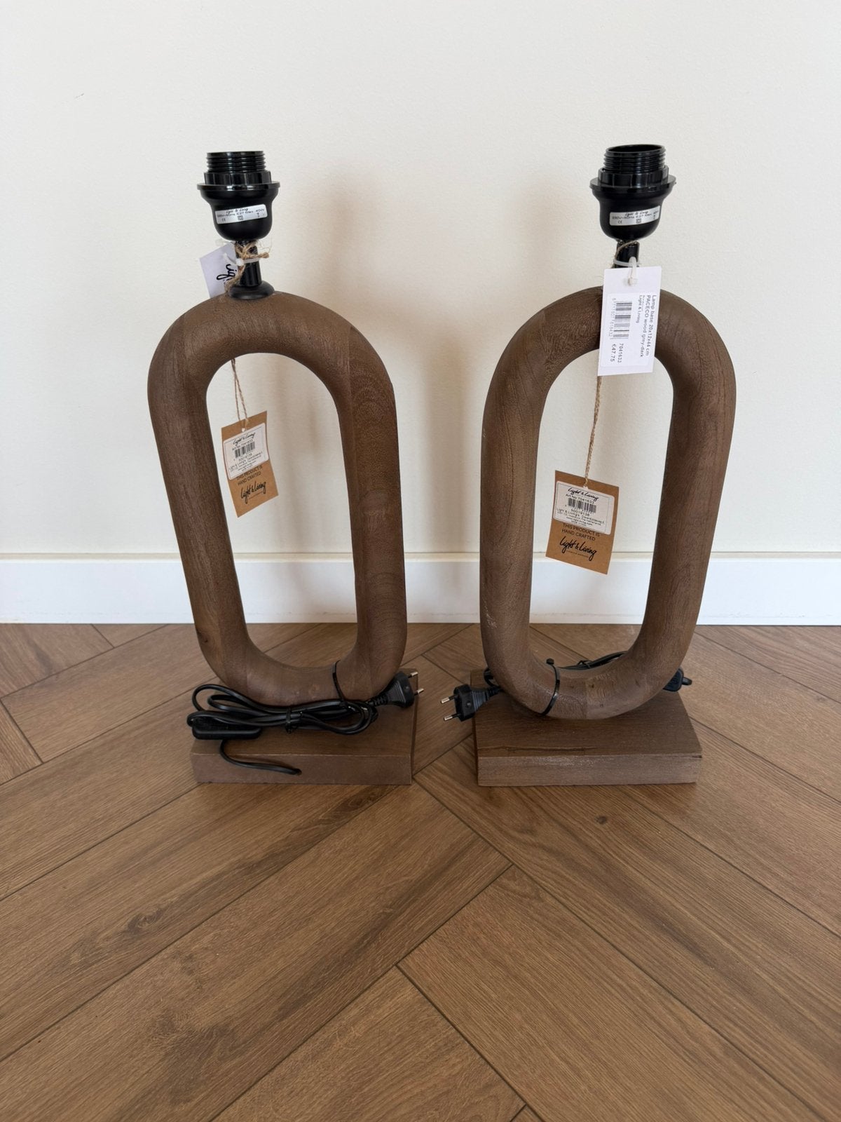 Light & living lampenvoet, Huis en Inrichting, Lampen | Tafellampen, Ophalen, Nieuw, Hout, Light & Living