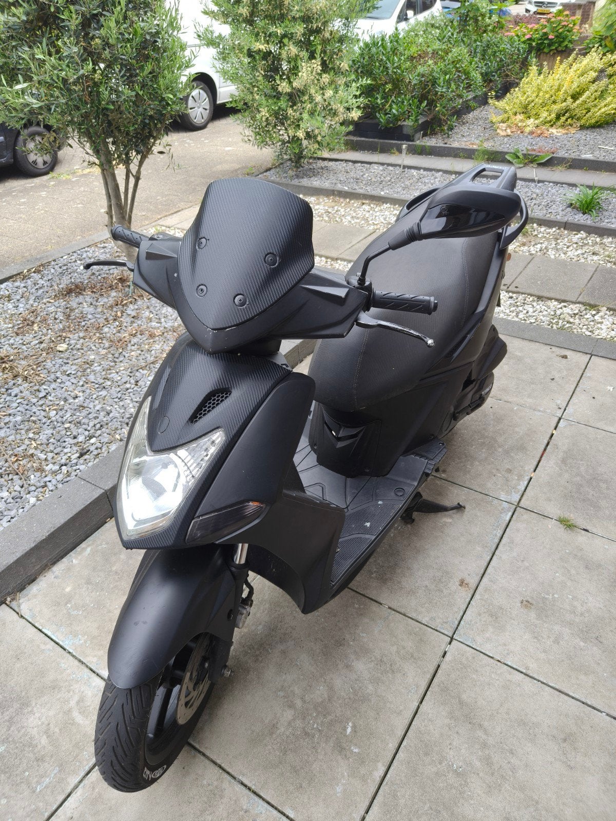 Kymco Agility 50cc Scooter - Mat Zwart, Fietsen en Brommers, Scooters | Kymco, Ophalen, Gebruikt, Benzine, Agility
