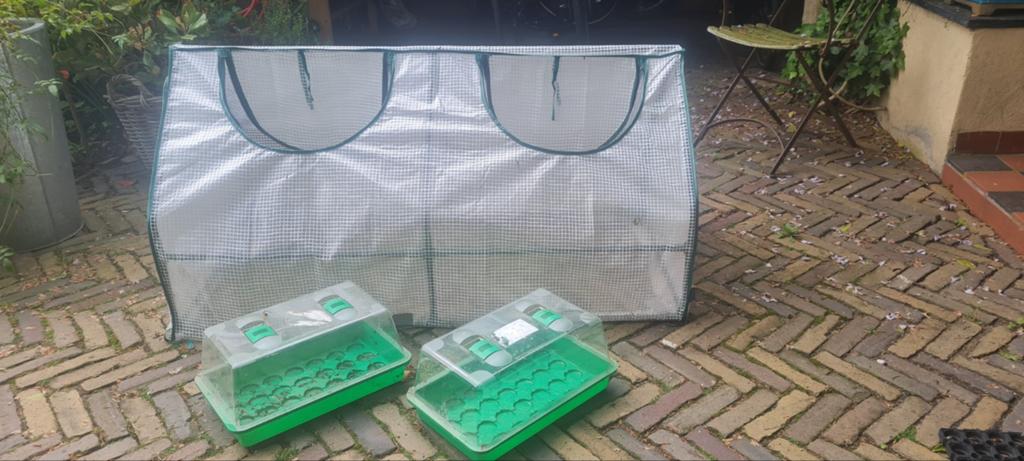 Compacte kweektent voor planten en zaailingen, Ophalen, Gebruikt, Kweektent