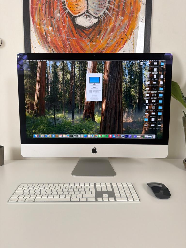 iMac 27-inch 2019, i9, 24GB RAM, Radeon Pro 580X 8GB, Ophalen, SSD, IMac, Zo goed als nieuw