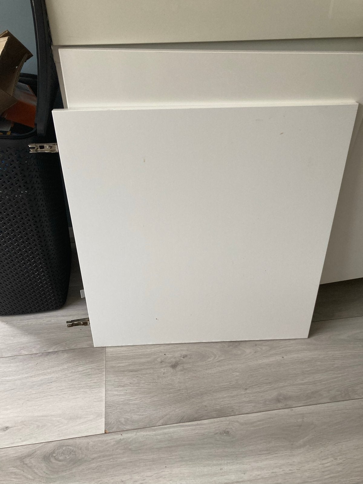 Besta deur wit met scharnieren, Ophalen, Gebruikt