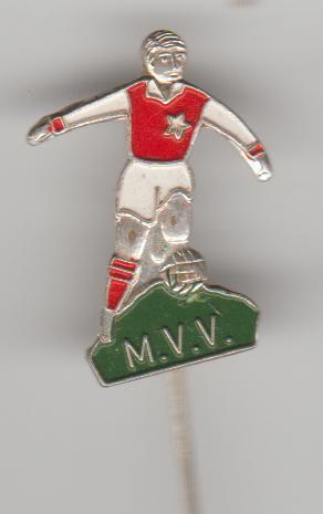 Mvv Maastricht voetbal speld figuurtje, Verzenden, Zo goed als nieuw, Sport