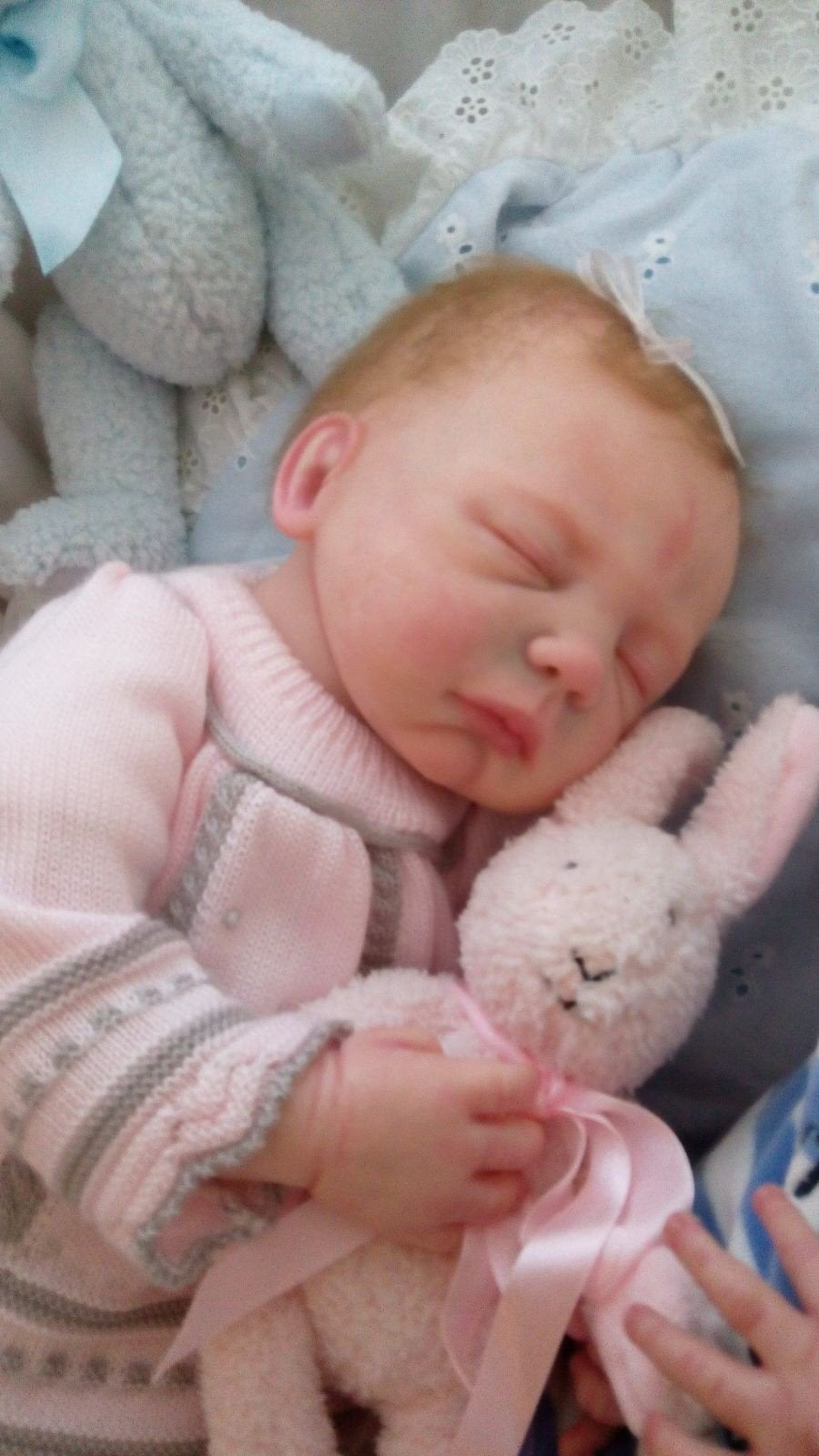 Joy realistische babymeisje, Ophalen of Verzenden, Zo goed als nieuw, Pop, Levensecht of Reborn
