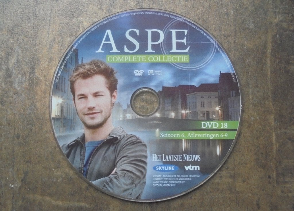 DVD 18 Aspe Complete Collectie (zie foto's), Vanaf 12 jaar, Ophalen of Verzenden, Gebruikt, Actie en Avontuur