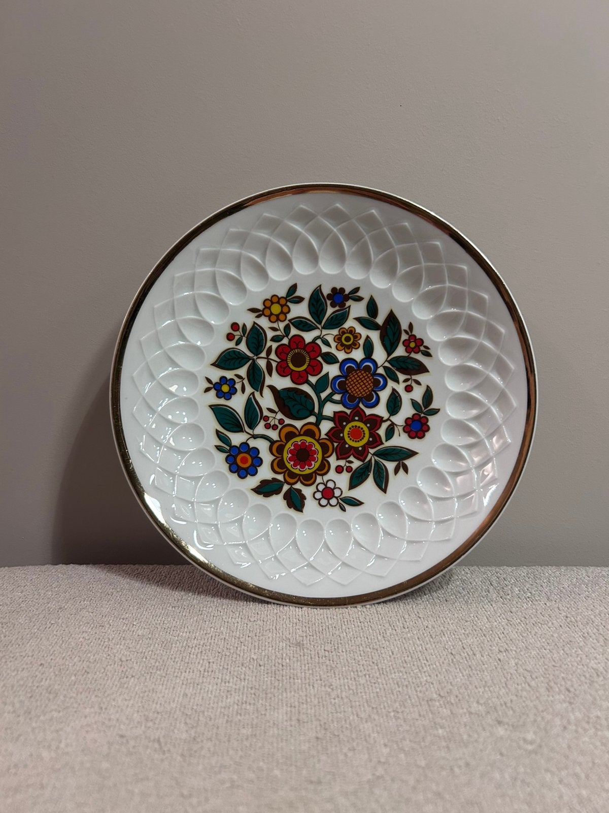 Vintage Schumann Arzberg porseleinen decoratief bord, Ophalen of Verzenden