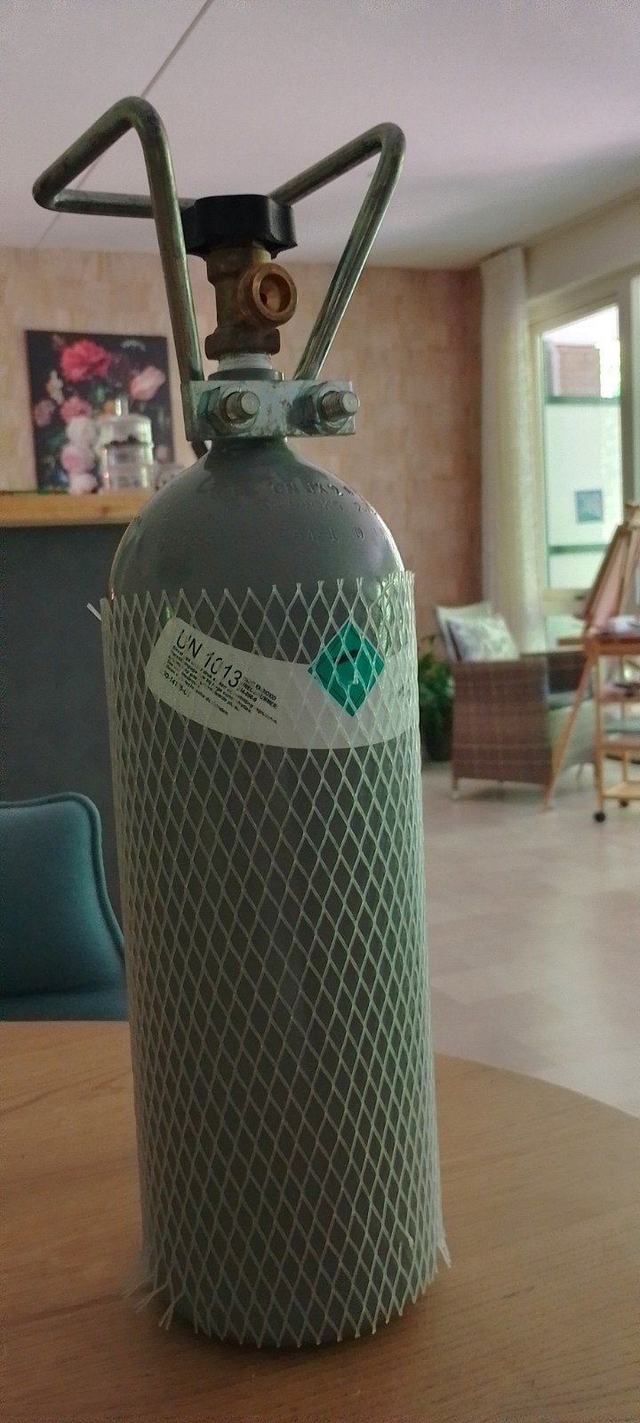 2 KG Co2 cylinder., Ophalen of Verzenden
