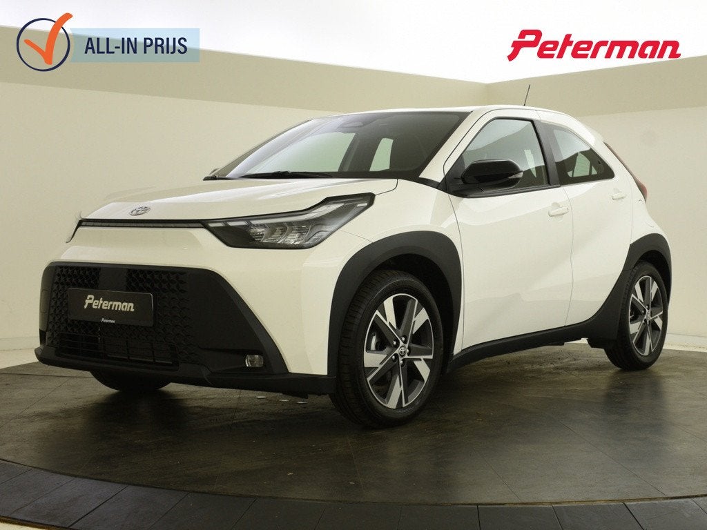 Toyota Aygo X Hybrid 115 play | Climatronic | Carplay | Lich, Automaat, Stof, Gebruikt, Stoelverwarming