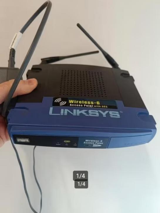 Linksys acces point wap54g v3.1, Computers en Software, Accesspoints, Gebruikt, Ophalen of Verzenden