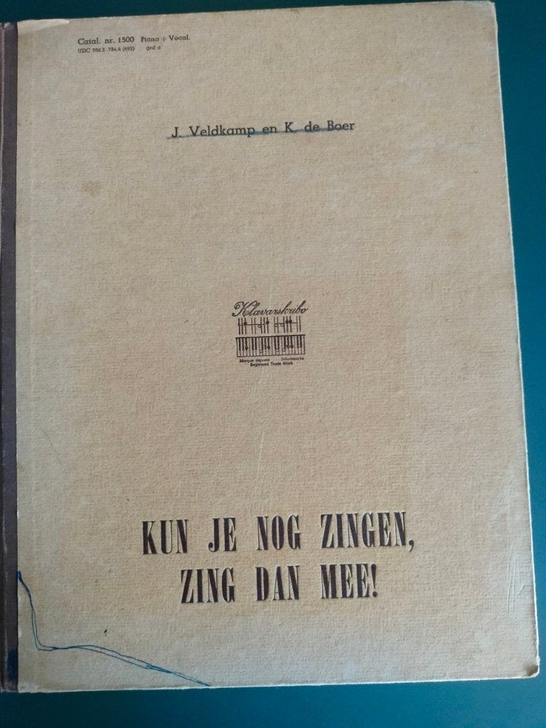 Kun je zingen, zing dan mee – Klavarskribo, Muziek en Instrumenten, Ophalen, Gebruikt, Orgel, Overige genres