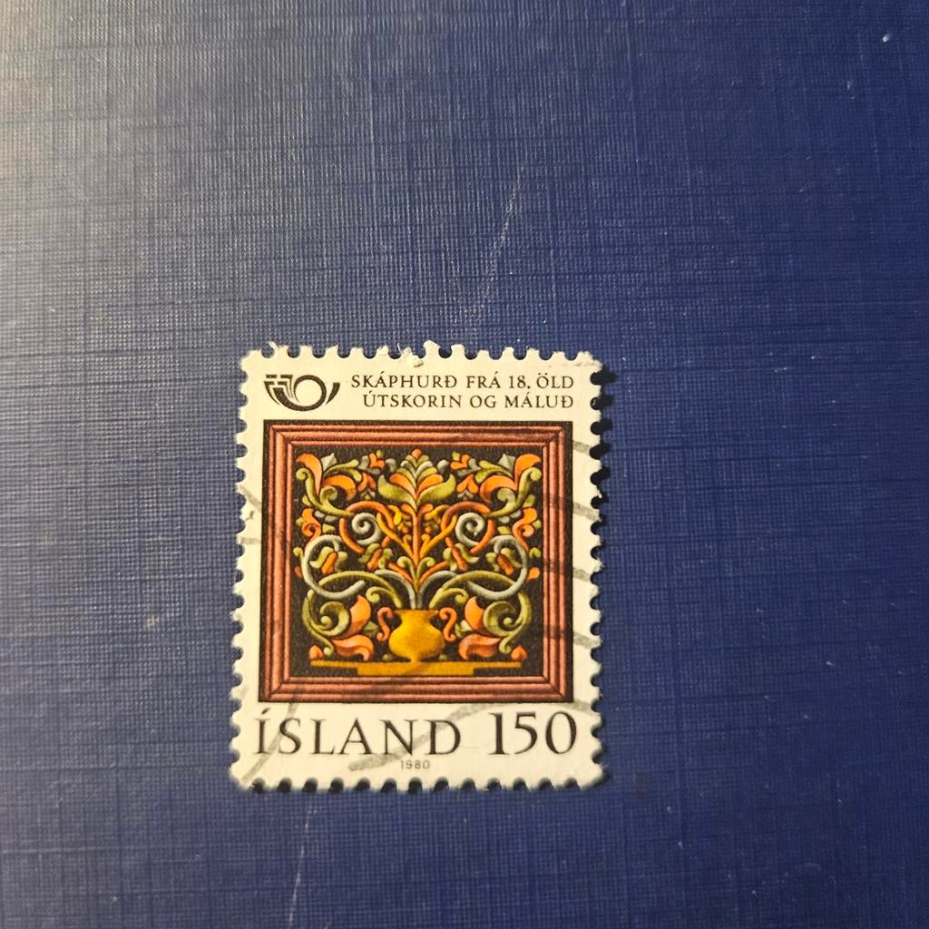 IJsland nr 556, Ophalen of Verzenden, IJsland, Gestempeld