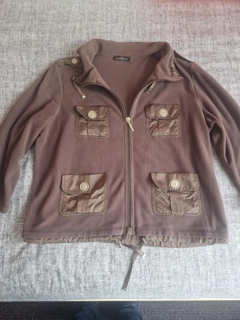 Superzacht Airfield vest mt 42 met leuke accenten, Bruin, Maat 42/44 (L), Ophalen of Verzenden, Zo goed als nieuw