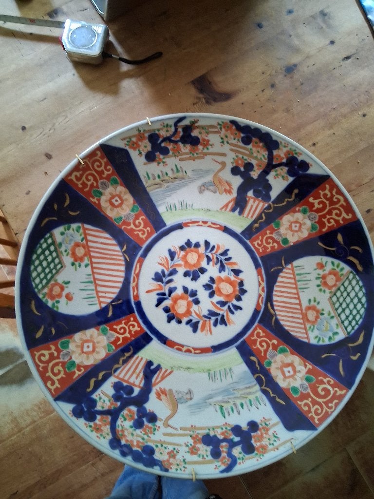 Antieke Imari Japanse Pronkschotel 45 cm, Ophalen