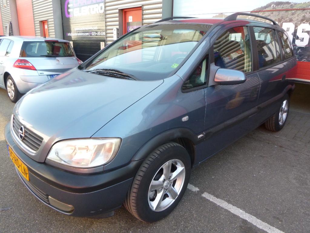 Opel Zafira 1.8, 7persoons, APK4-2027,trekh,alles elektrisch, Voorwielaandrijving, 1345 kg, 4 cilinders, Blauw