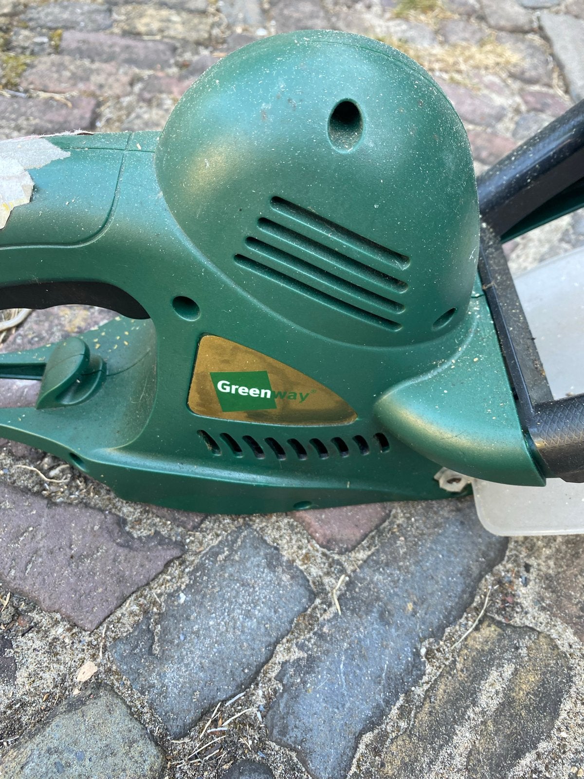 Elektrische heggenschaar merk GreenWay, Ophalen of Verzenden, Gebruikt, Elektrisch