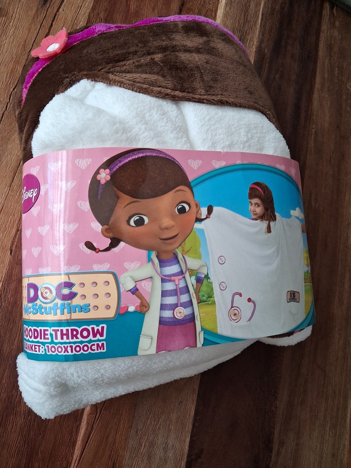 Disney Doc McStuffins Fleece Deken Meisje 100x100cm, Ophalen of Verzenden, Nieuw