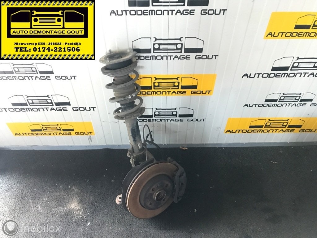 Mini Cooper R56 ('06-'14)Rechts Fusee Wiellager Schokdemper, Gebruikt, Mini, Ophalen of Verzenden, Mini