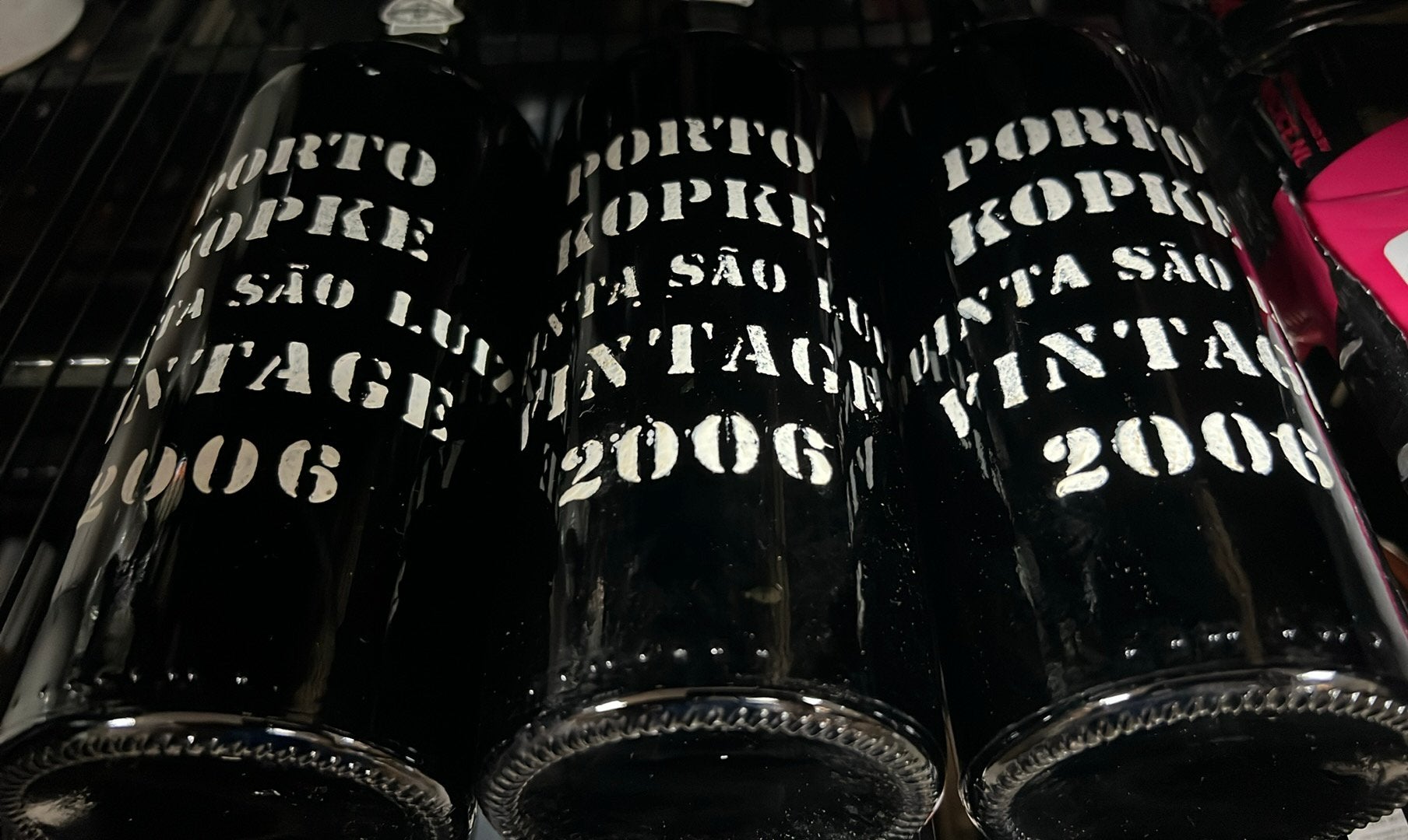 3 flessen Kopke Quinta Sao Luiz 2006 Vintage, Ophalen of Verzenden, Zo goed als nieuw, Vol, Overige gebieden