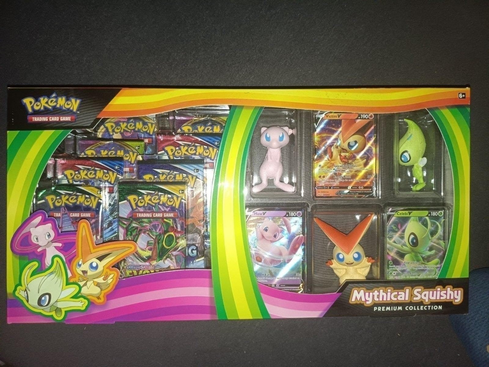 Zeldzame Pokémon Mythical Squishy Premium Collection Box, Ophalen of Verzenden, Nieuw, Overige typen