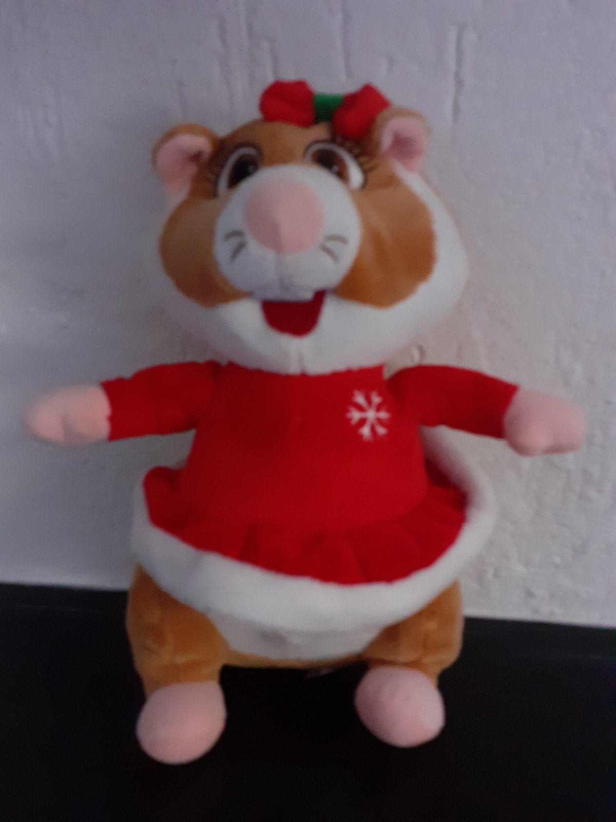 Albert Heijn hamster kerst, Kinderen en Baby's, Speelgoed | Knuffels en Pluche, Ophalen of Verzenden, Zo goed als nieuw, Overige typen