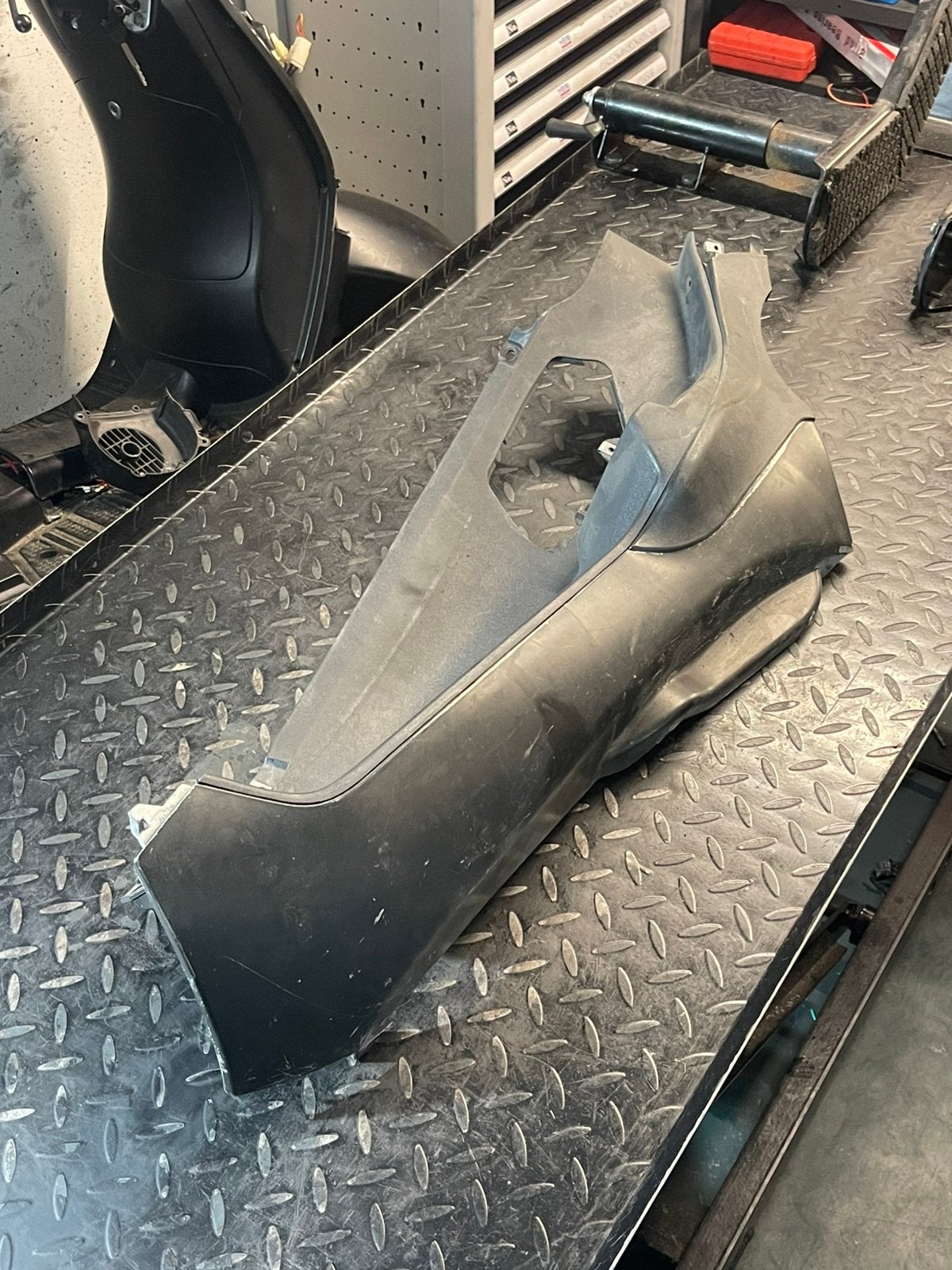 Treeplank kap Links Gilera Fuoco 500, Ophalen of Verzenden, Gebruikt, Kap
