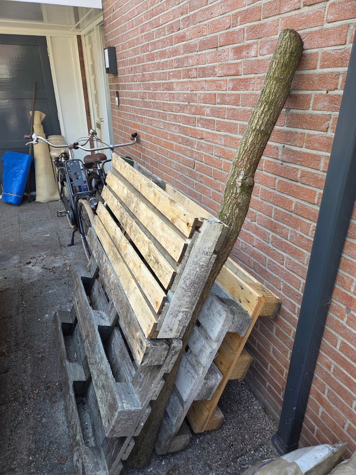 Gratis brandhout af te halen, Minder dan 3 m³, Ophalen, Overige houtsoorten, Stammen