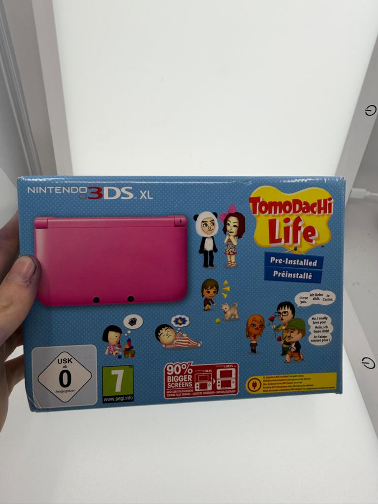 Nintendo 3DS XL Roze met Tomodachi Life, Spelcomputers en Games, Spelcomputers | Nintendo 2DS en 3DS, Met games, Nieuw, 3DS XL