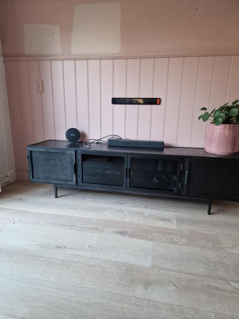 TV Dressoir Brooklyn New Routz - 200x53x44 cm, Gebruikt, 150 tot 200 cm, Ophalen of Verzenden, Minder dan 100 cm