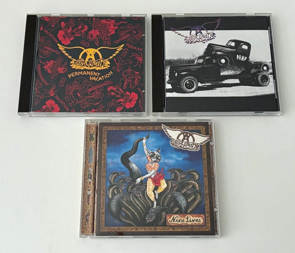 Aerosmith: Permanent Vacation - Pump - Nine Lives (3 CD), Ophalen of Verzenden, Zo goed als nieuw, Hard Rock, Album