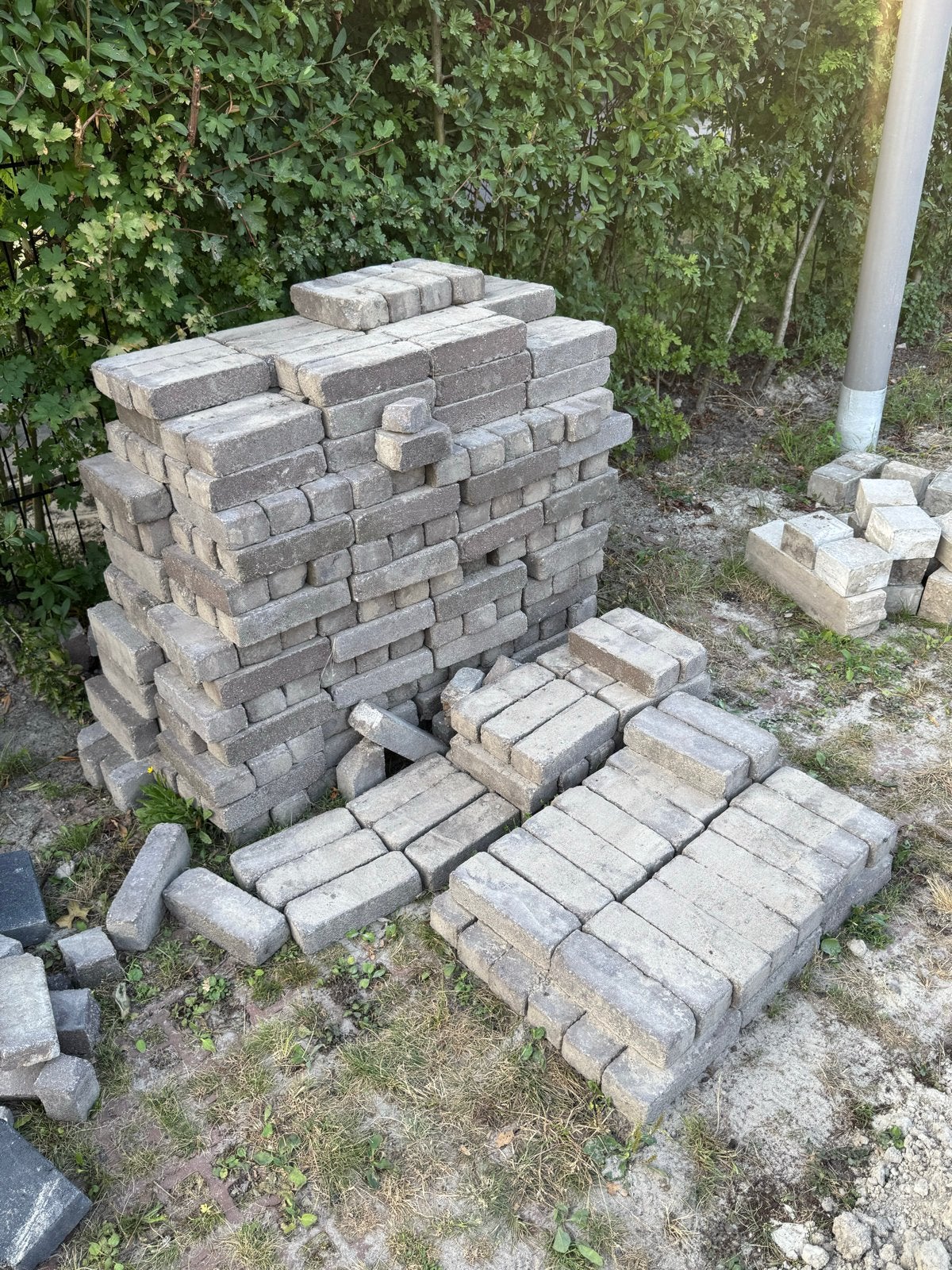 4,5 a 5 m2 klinkers - waalformaat - mangaan, Ophalen, Klinkers, Nieuw, Minder dan 5 m²
