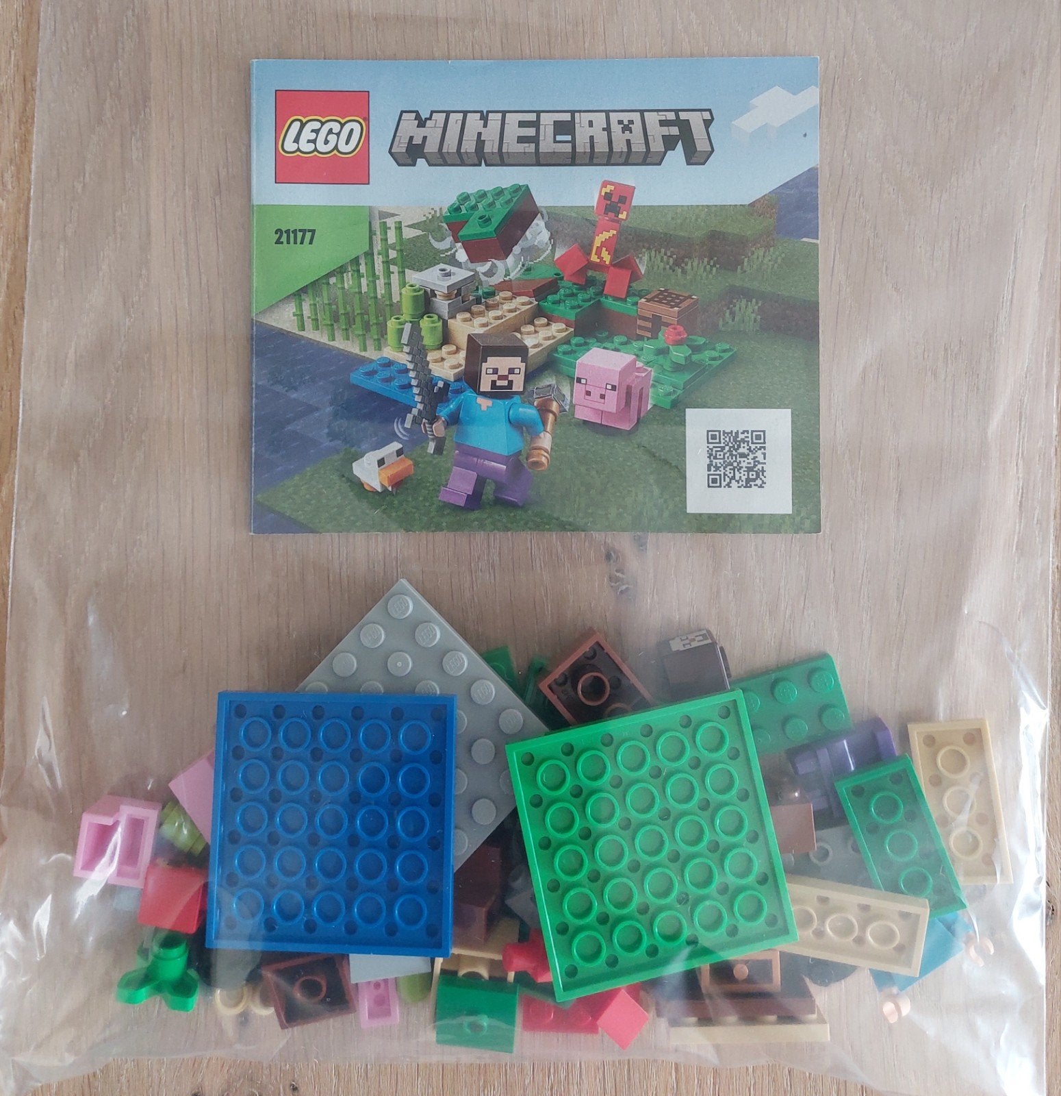 Lego Minecraft 21177 De Creeper Hinderlaag - Complete set, Kinderen en Baby's, Speelgoed | Duplo en Lego, Zo goed als nieuw, Lego
