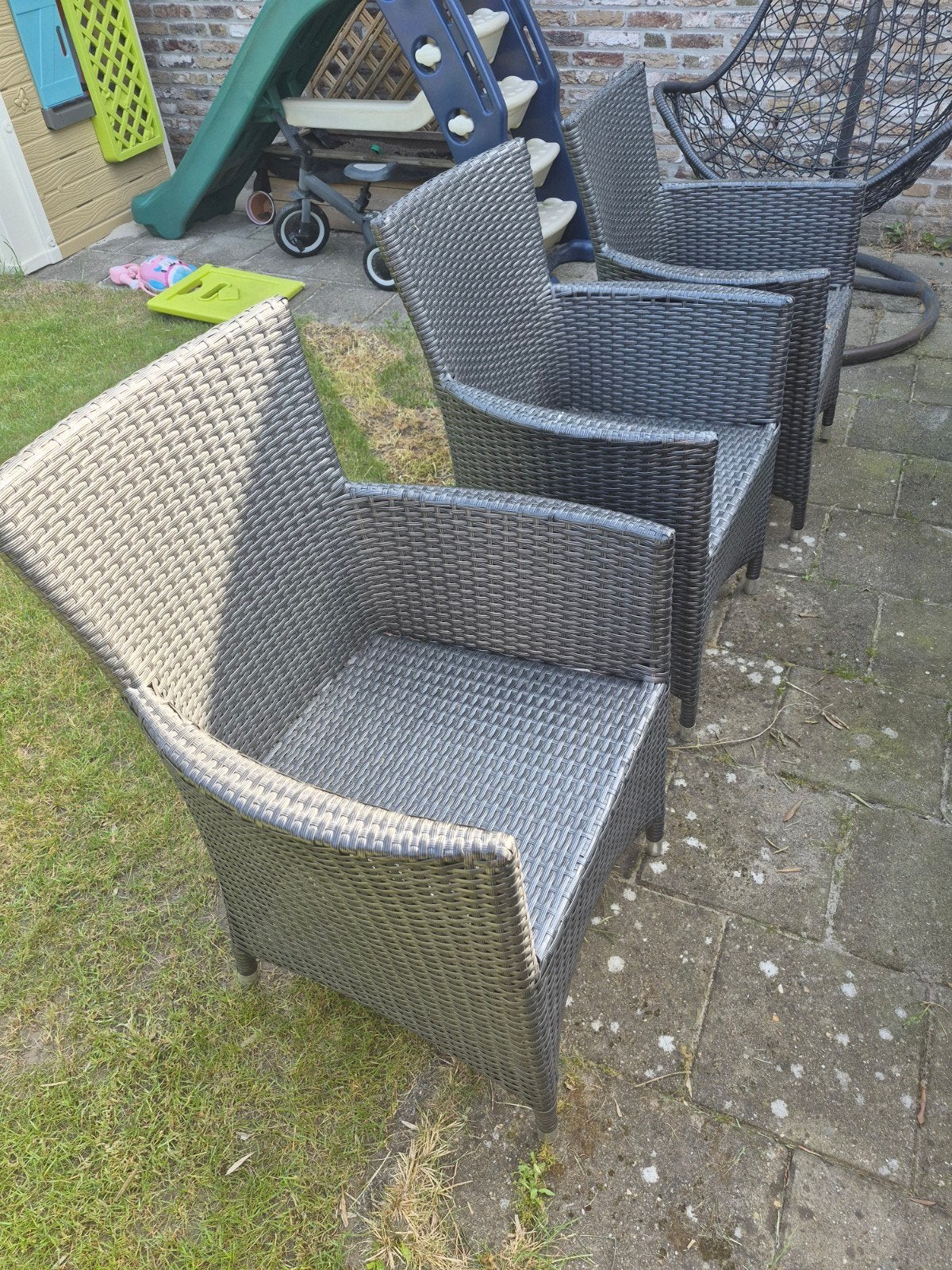 Tuinstoelen bois le duc 6 stuks, Tuin en Terras, Kunststof, Gebruikt, Stoel, Ophalen