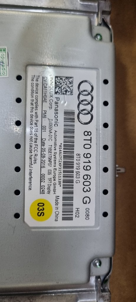 Audi A4 display, Ophalen, Nieuw, Audi