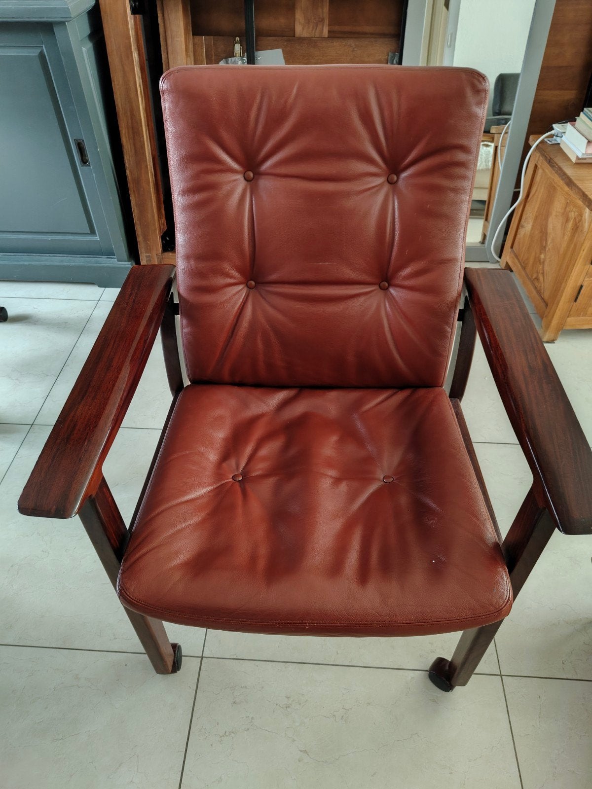 6  stuks Vintage Sibast Furniture fauteuils- Deens design, Ophalen