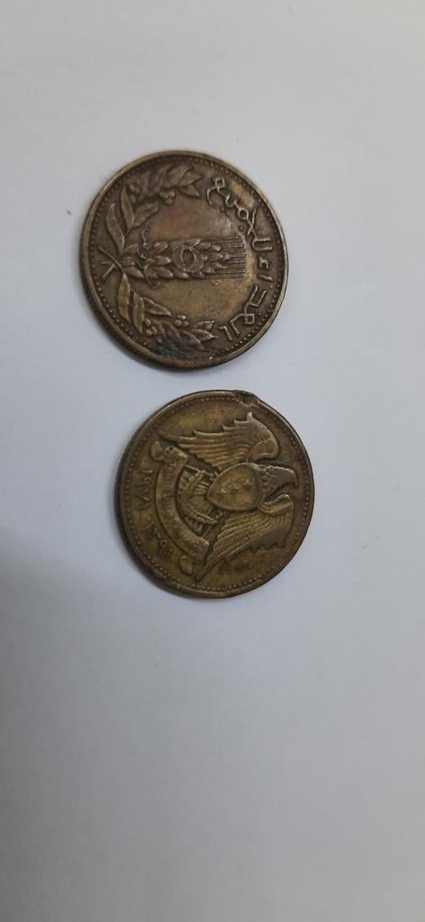 Zeldzame Syrische 5 Cent Munt (Food voor iedereen) 1971, Ophalen of Verzenden