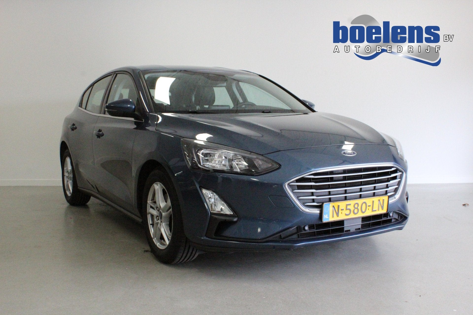 Ford Focus 1.0 EcoBoost Hybrid Trend Edition Business | NL-A, Auto's, Ford, Dealer onderhouden, Gebruikt, Blauw, Origineel Nederlands