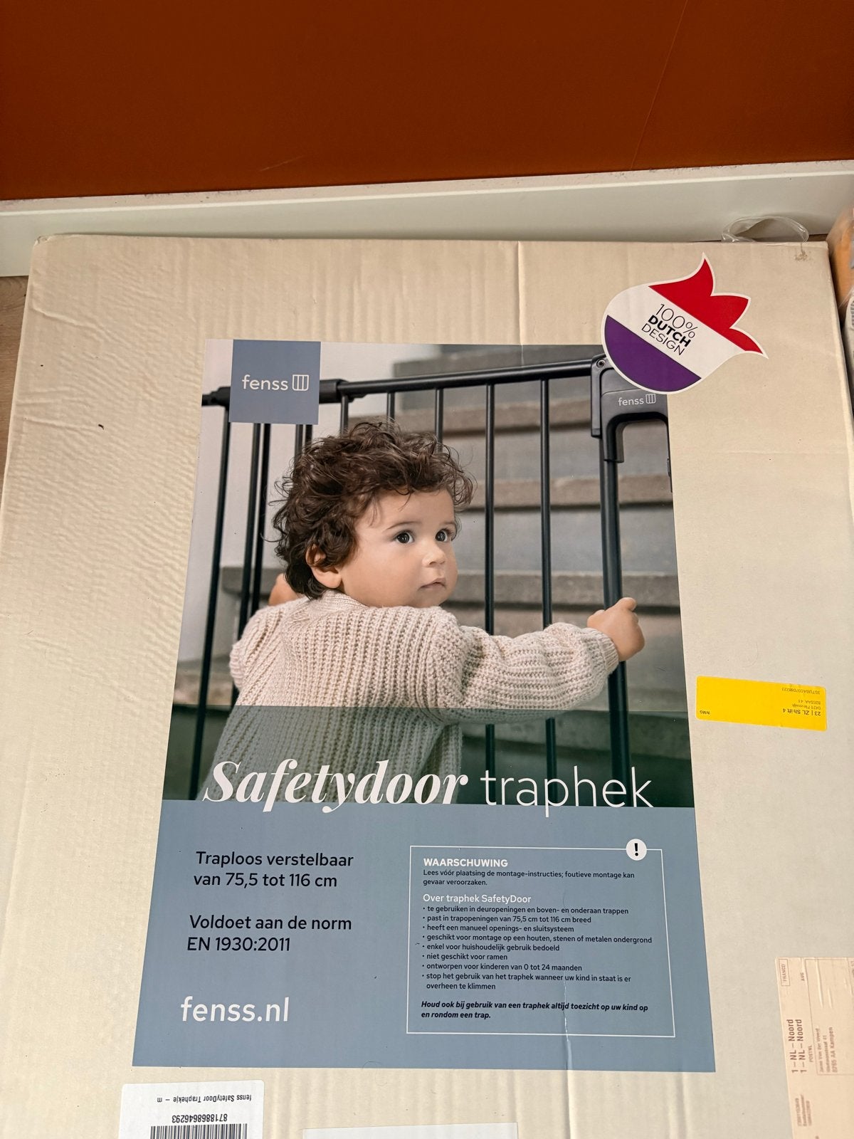 Safetydoor traphekje - Nieuw in doos, Ophalen, Nieuw, 115 cm of meer, Metaal of IJzer