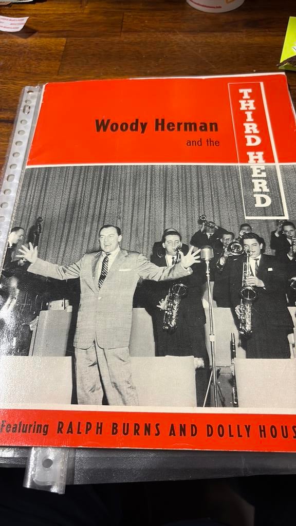 Woody Herman concert programma met 9 handtekeningen, Ducoso, Ophalen of Verzenden, Ducoso, Gesigneerd