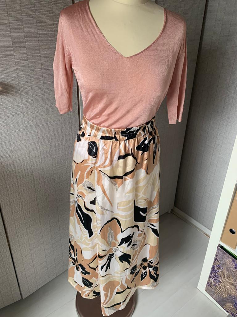 Zomerse rok maat 44, Ophalen of Verzenden, Zo goed als nieuw, Maat 46/48 (XL) of groter, Onder de knie